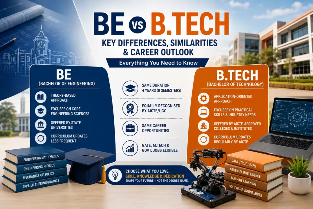 BE vs B.Tech
